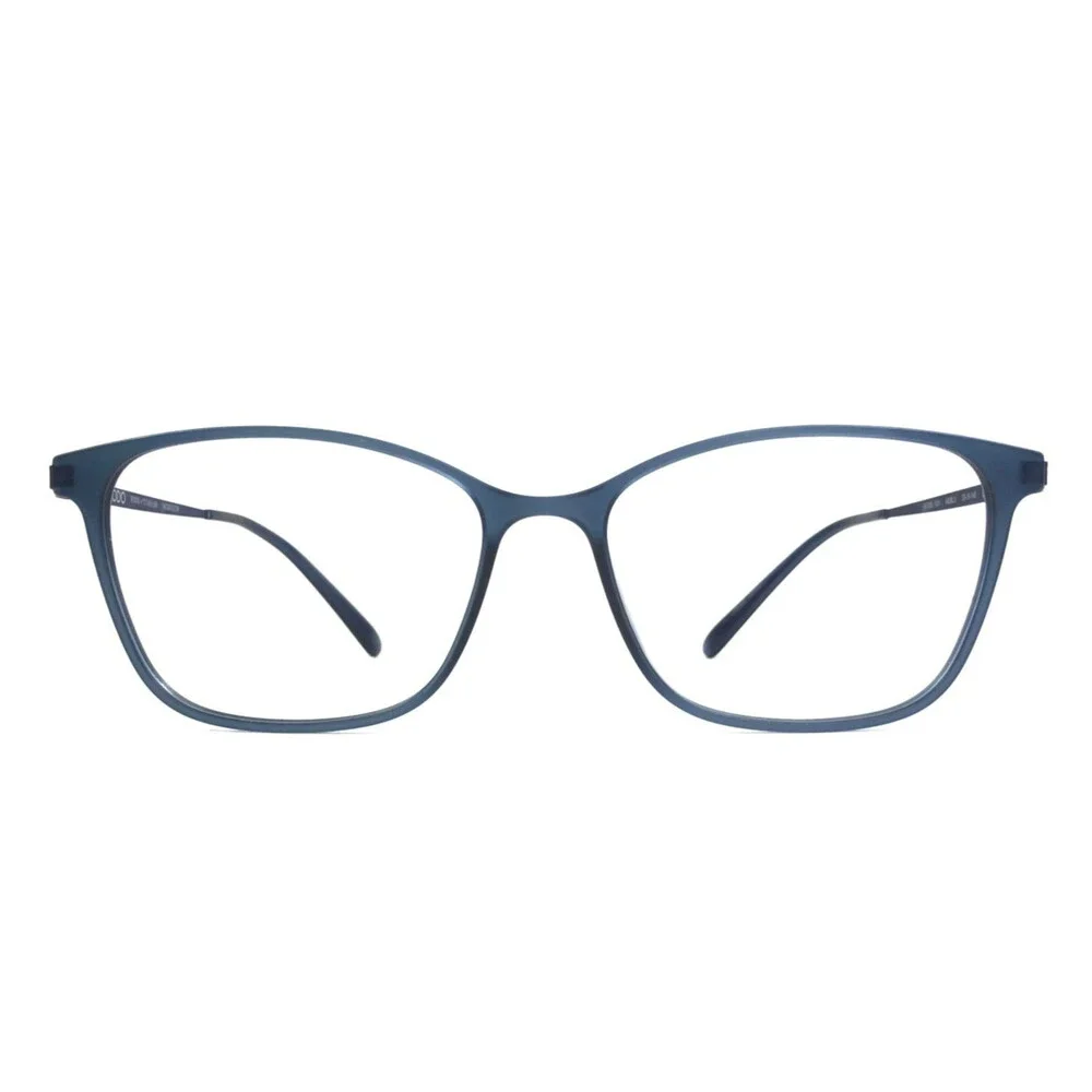 Modo Eyeglasses Frames 7031 MGBLU Matte Greyish Blue Cat Eye 53-16-140